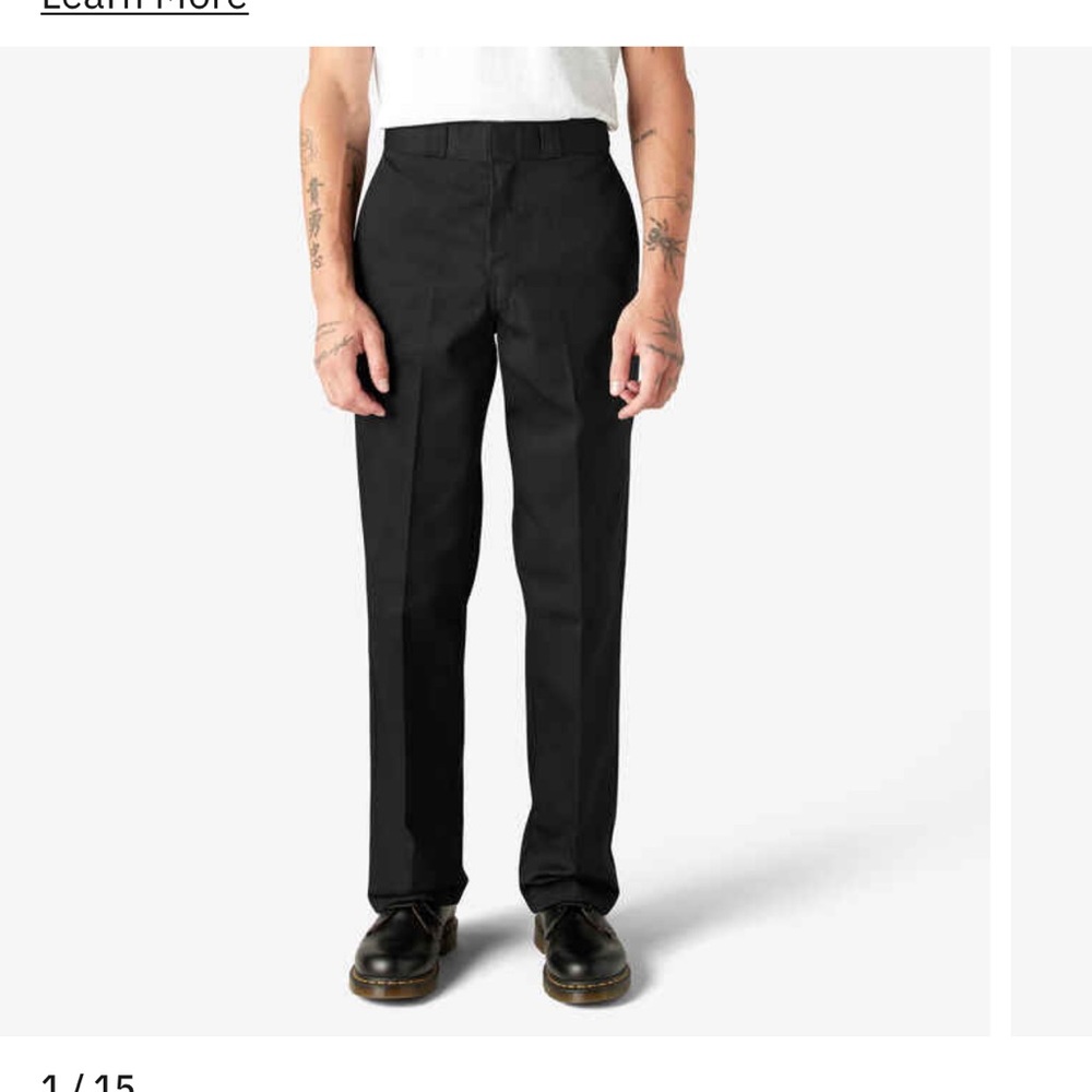Washed Black Dickies Original 874® Work Pants